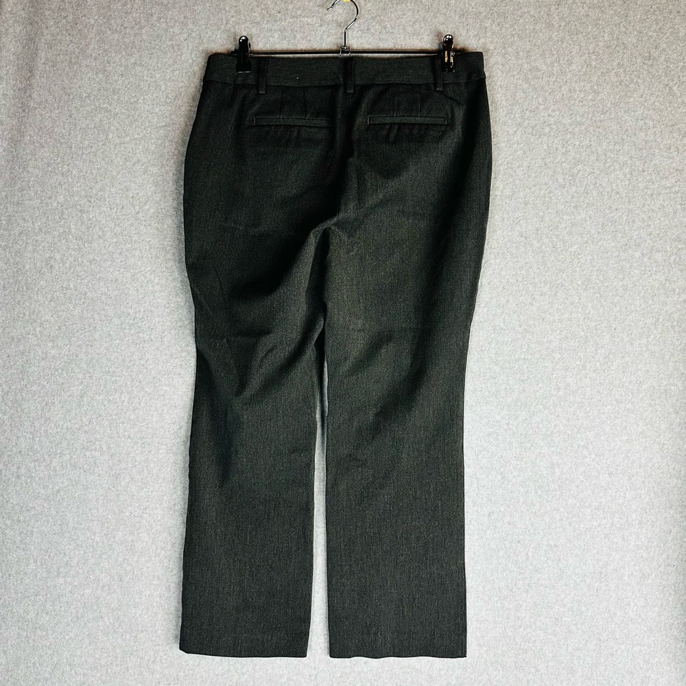 Talbots Womans 10P Petite Curvy Barely Boot Cut Dress Pants Grey Thick Stretch - Picture 5 of 7